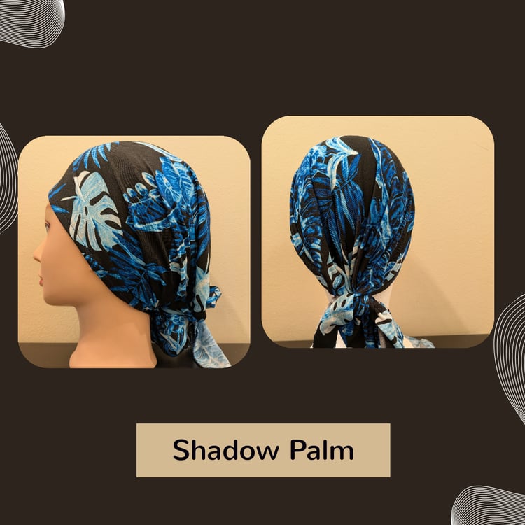 helmet-friendly handmade hair wrap for medium to long hair riders - help prevent tangles and frizz. Twist & Tame WildWrapy by Wild Lilac Moto