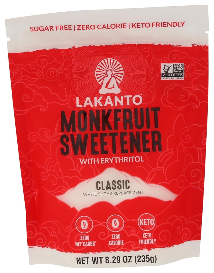 Lakanto, Sweetener Monkfruit Classic, 8.29 Ounce