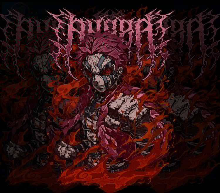 DESIGN ANIME Demon Slayer -AKAZA