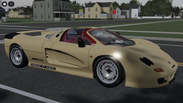 Roblox Jiotto Caspita F1 1989 front view