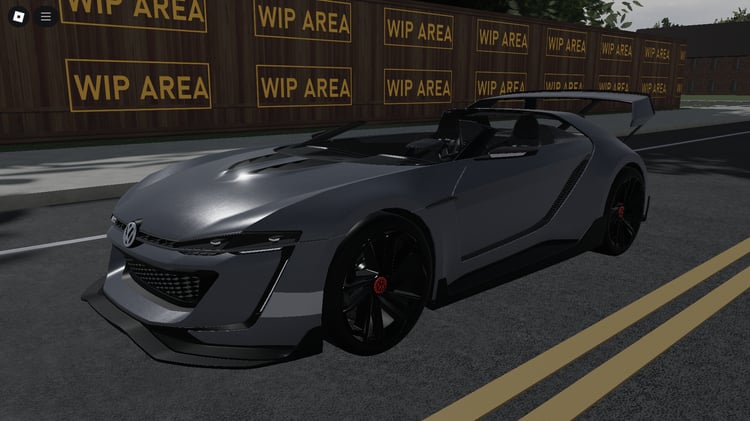 Volkswagen GTI Concept Car front angle view