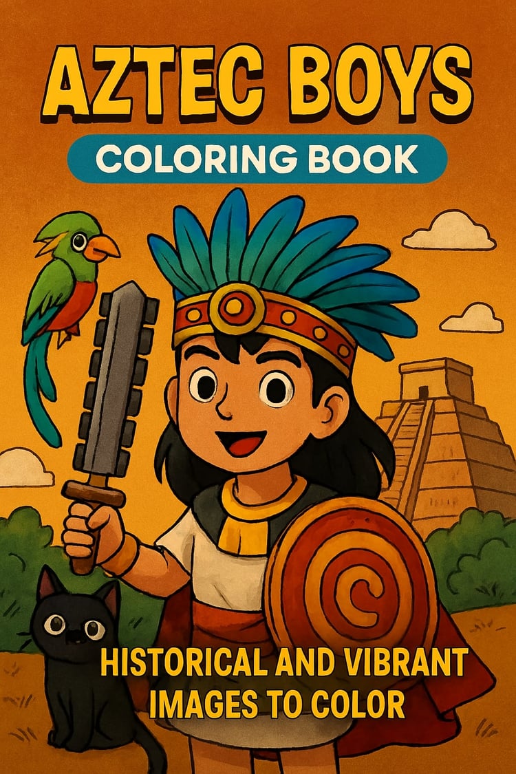 Aztecs Coloring Book Bundle