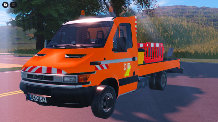 Roblox Iveco Benne D.I.R truck front view