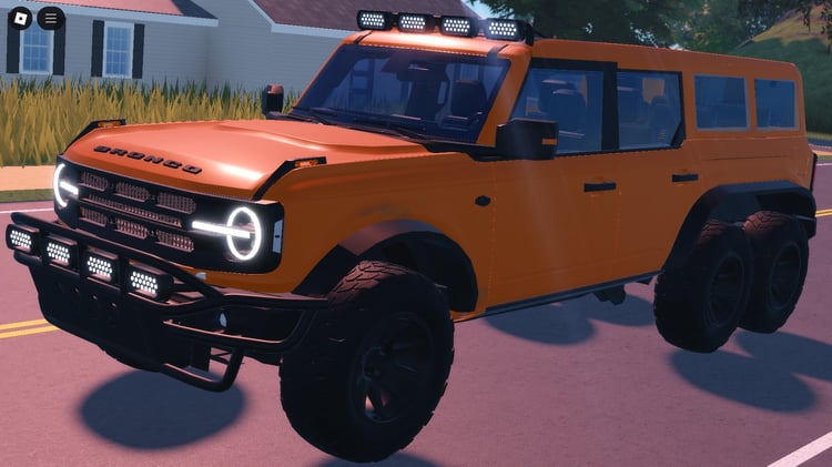 Roblox Ford Bronco 6x6 front view