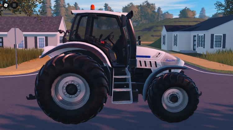 Side profile showcasing luxury tractor design