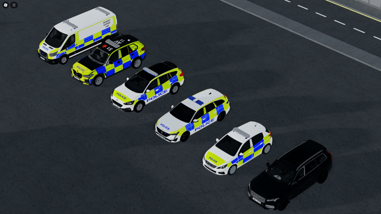 Roblox UK police vehicle pack models