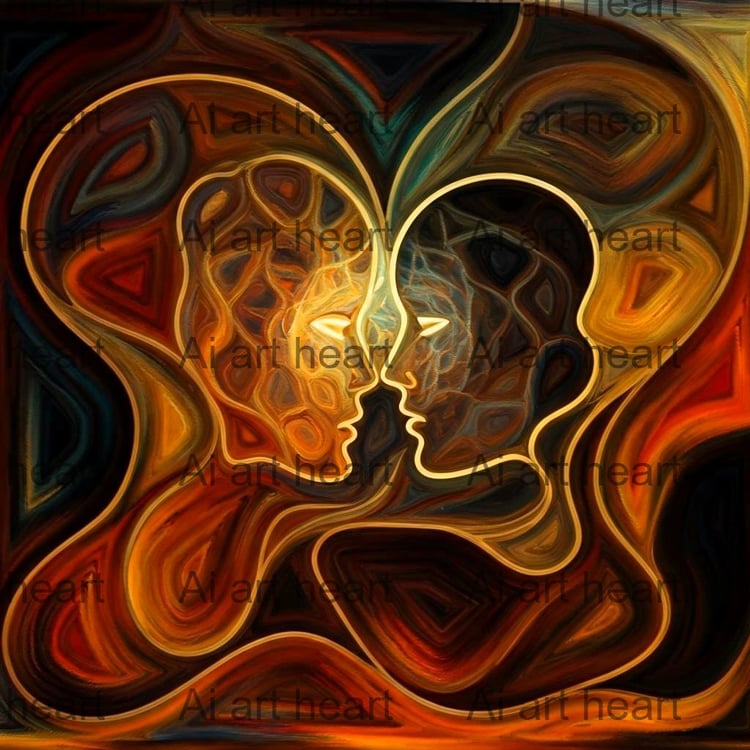 Ai art Self-discovery design - Symbolic of the universal nature of the self