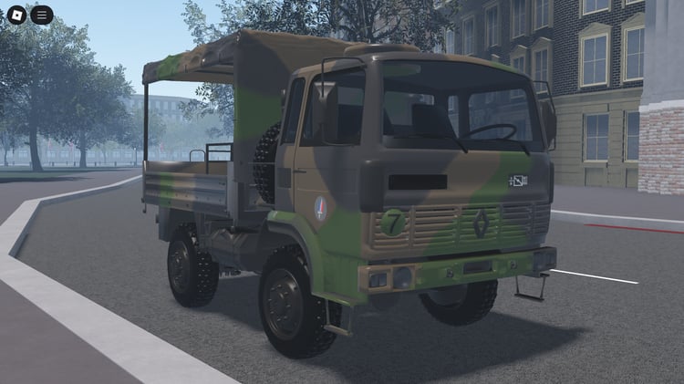 Roblox Renault TRM Armored front view