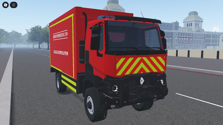 Renault Kerax SAPEUR POMPIER front view