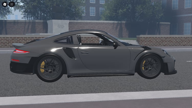 Side profile of GT2RS showing sleek design
