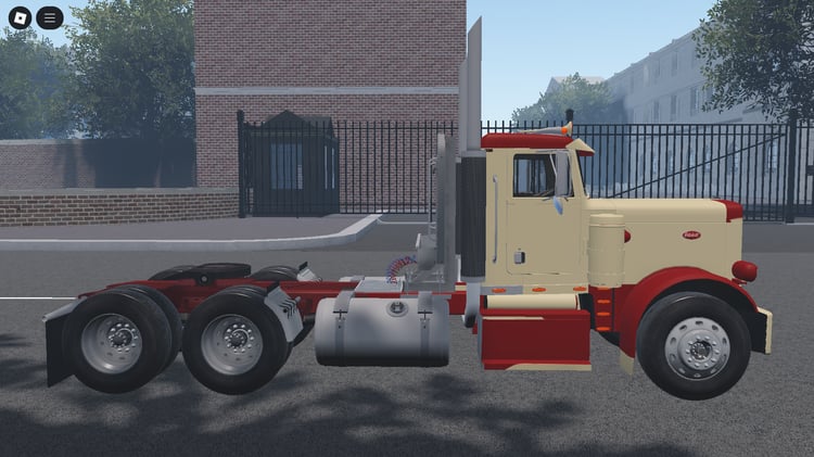 Side profile showing truck cab details