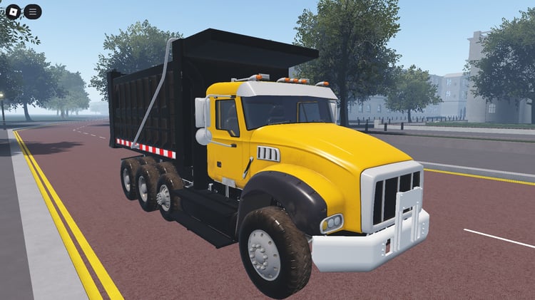 Dumb Truck front view in Roblox