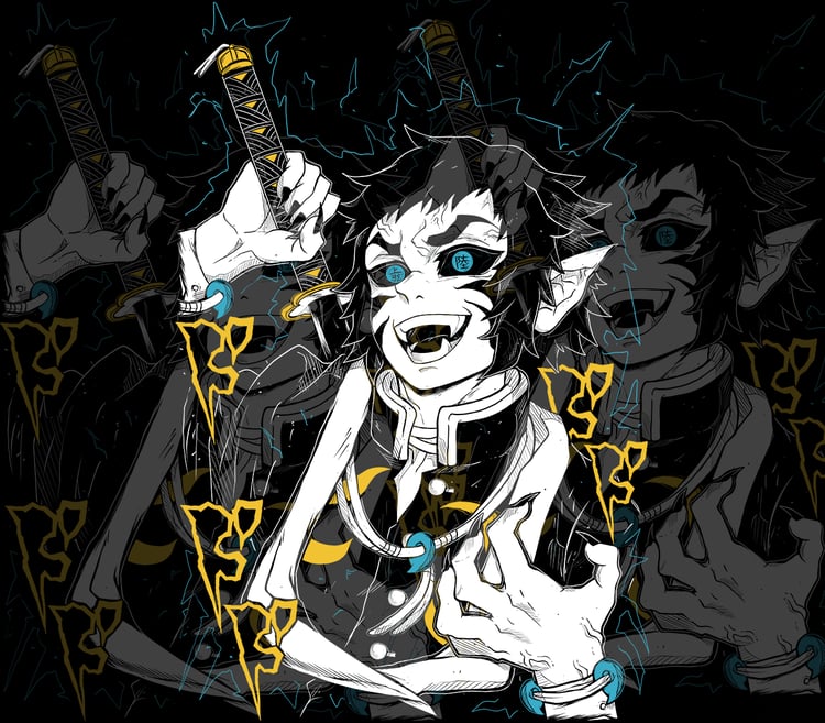 DESIGN ANIME Demon Slayer - Kaigaku.