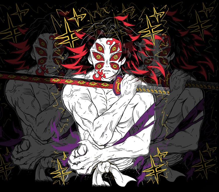 DESIGN ANIME Demon Slayer KOKUSHIBO