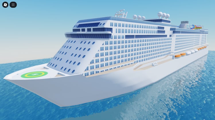 Roblox Genting Dream Cruise Ship decorative model