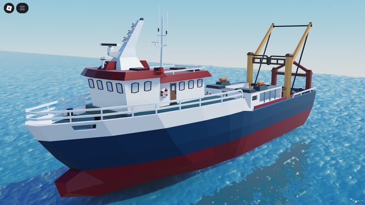 Roblox trawler boat driveable model