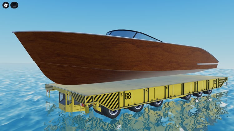 Roblox decorative shipyard trailer model