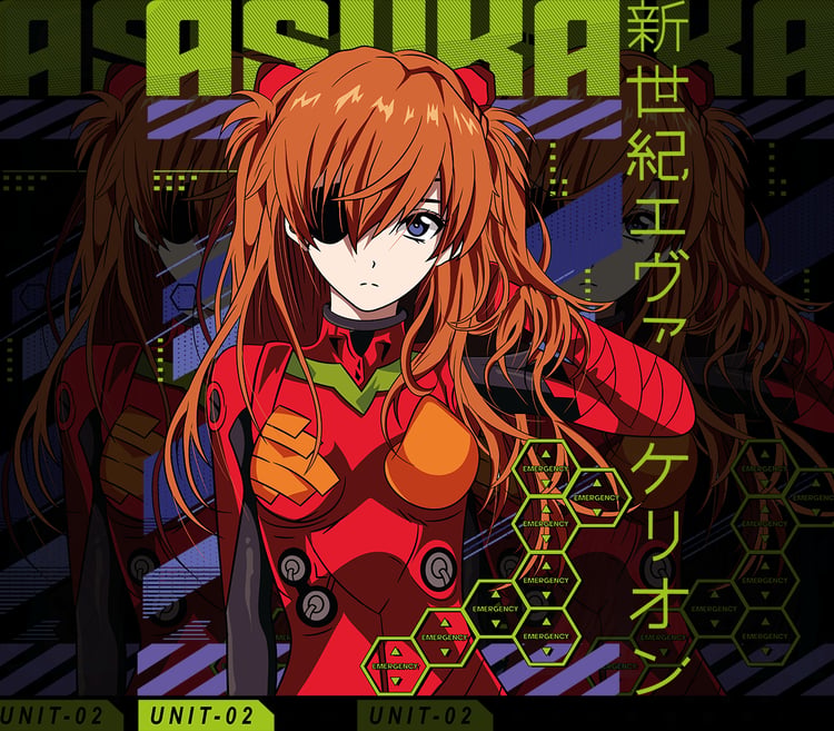 DESIGN ANIME Evangelion  Asuka