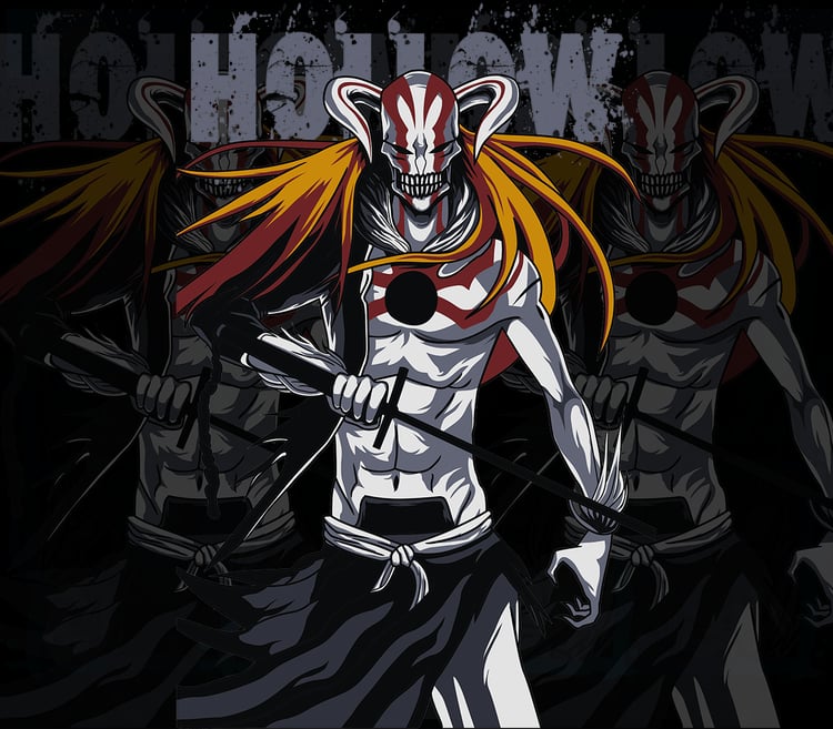 DESIGN ANIME Bleach HOLLOW ICHIGO