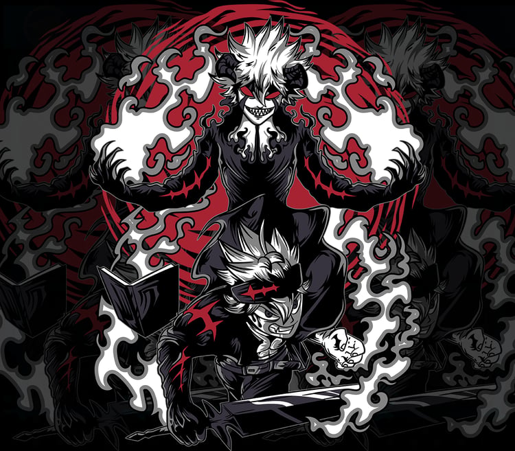 DESIGN ANIME BLACK CLOVER