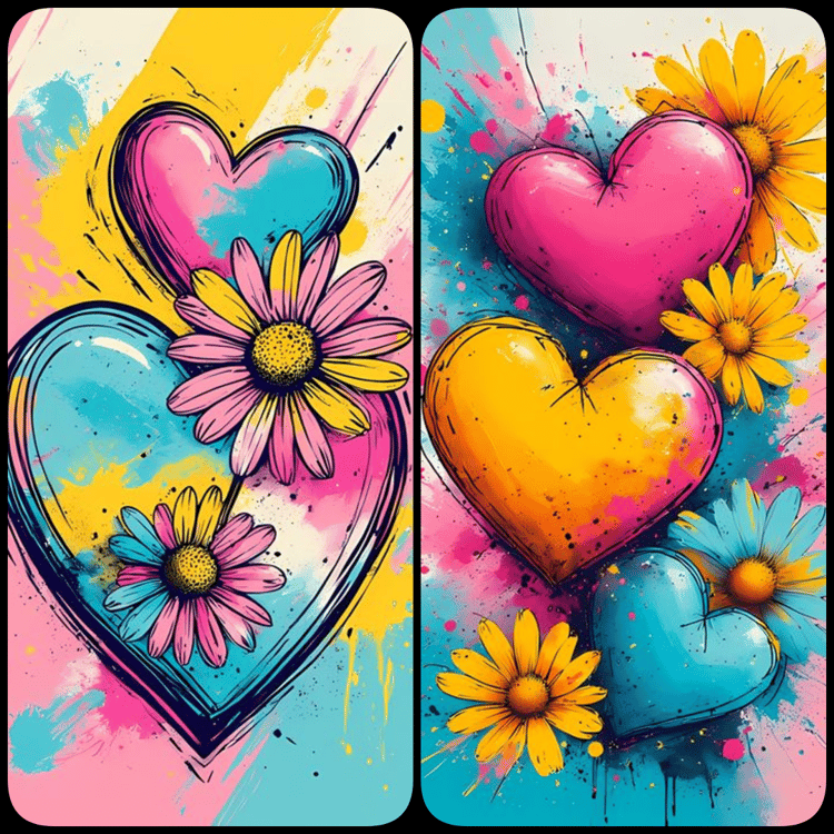 yellow heart PNG, sunflower digital art, pop art heart wallpaper, alcohol ink heart design, vintage yellow flower art, high res heart images, portrait wallpaper PNGs, shabby chic sunflower design, bold heart illustrations, retro heart clipart, digital flo