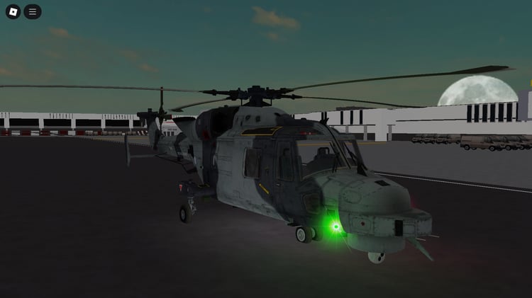 Roblox CH-53E heavy lift helicopter model