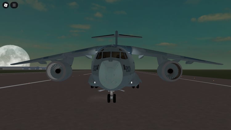 Roblox Kawasaki C-2 realistic military transport jet