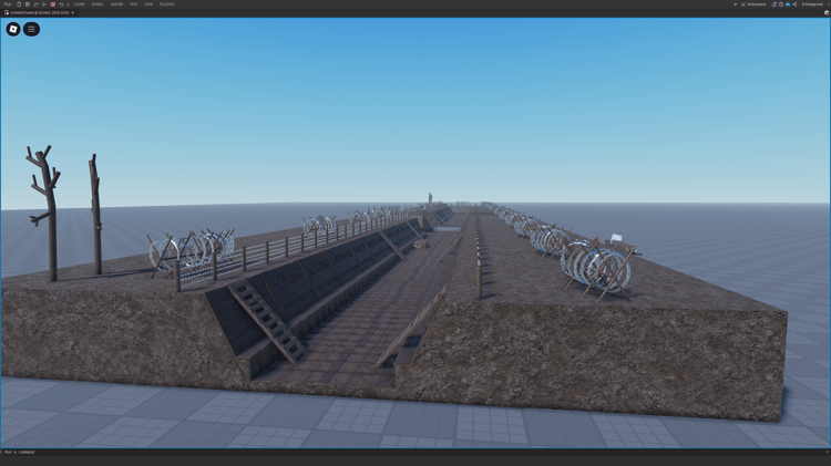 Roblox WW1 trench assets