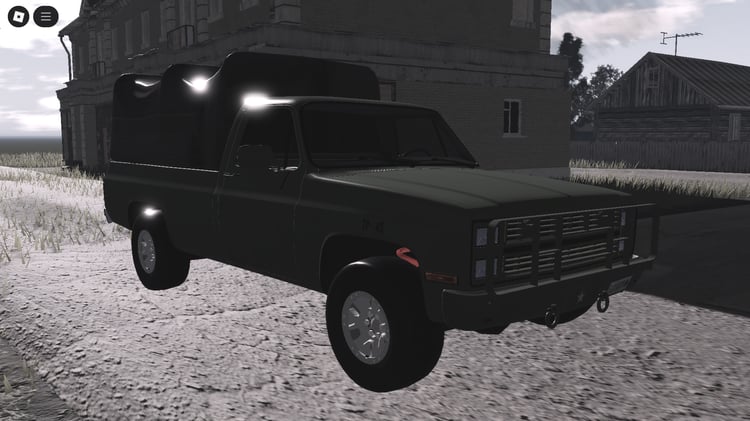 Roblox GMC Military Truck front view