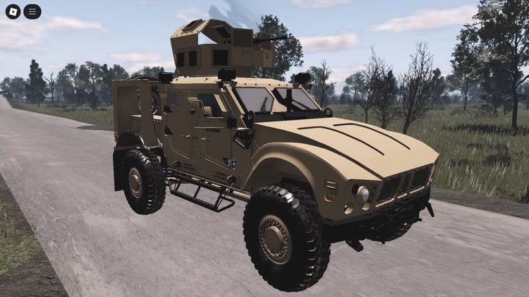 Roblox Oshkosh M-ATV MRAP front view