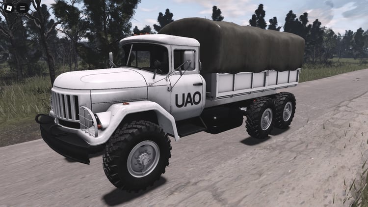 Roblox Humanitarian Aid Truck front view