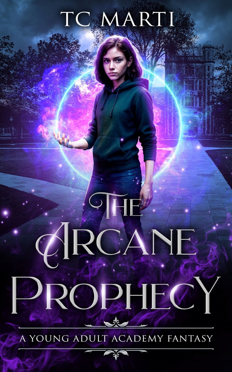The Arcane Prophecy by TC Marti, a Young Adult Academy Fantasy