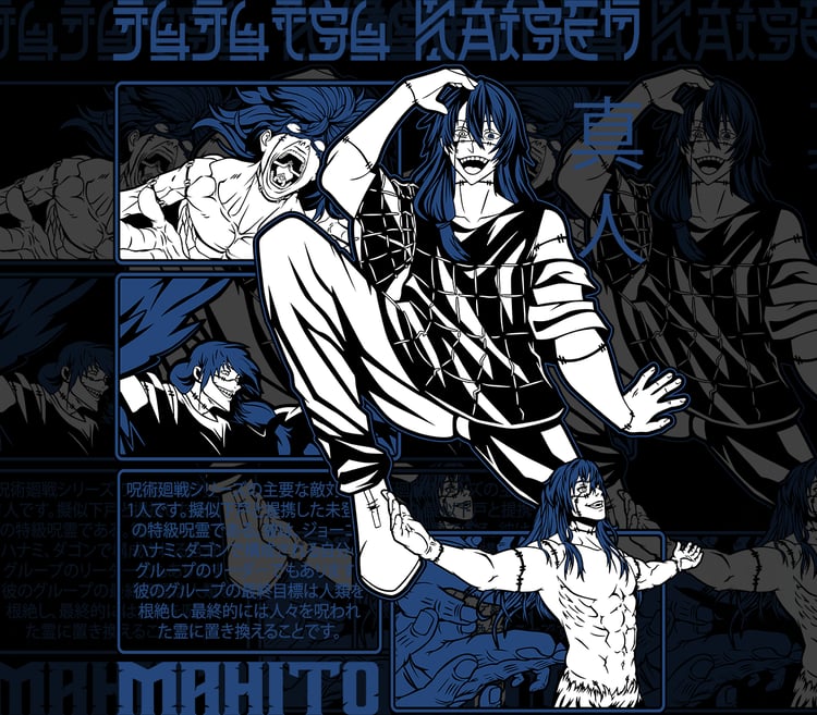 DESIGN ANIME  | Jujutsu Kaisen MAHITO
