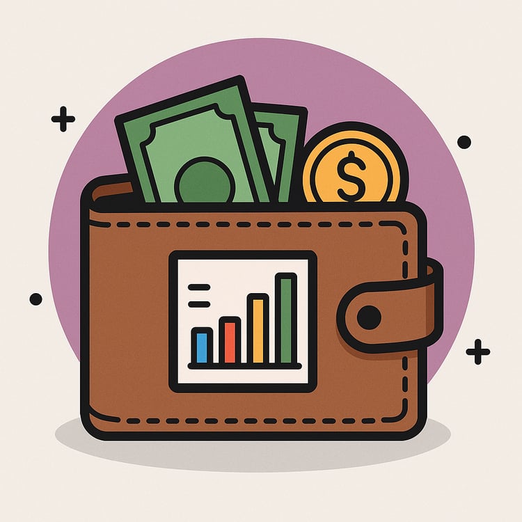 Budget Simulator Pack - interactive monthly finance tool to track income, expenses and savings
