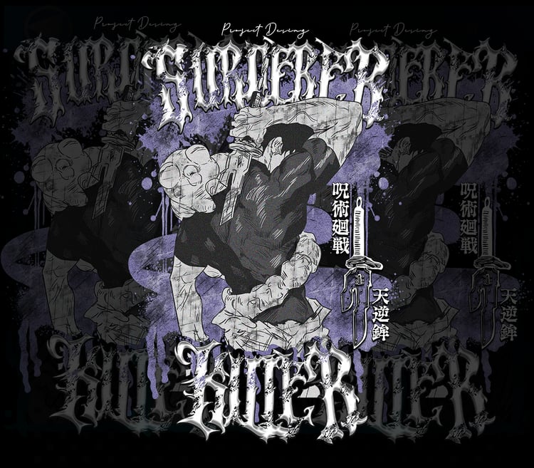 DESIGN ANIME Jujutsu Kaisen Toji Fushiguro