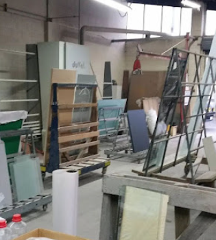 MGM glass sandblasting workshop
