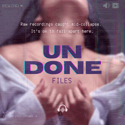 Touch Frequency Undone Files audio vault with tracks about collapse and release.
