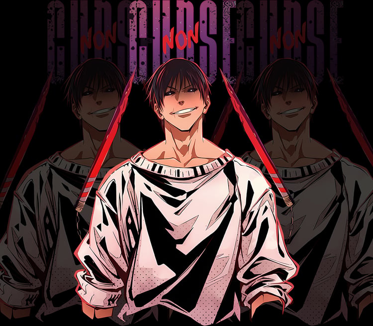 DESIGN ANIME Jujutsu Kaisen Toji Fushiguro