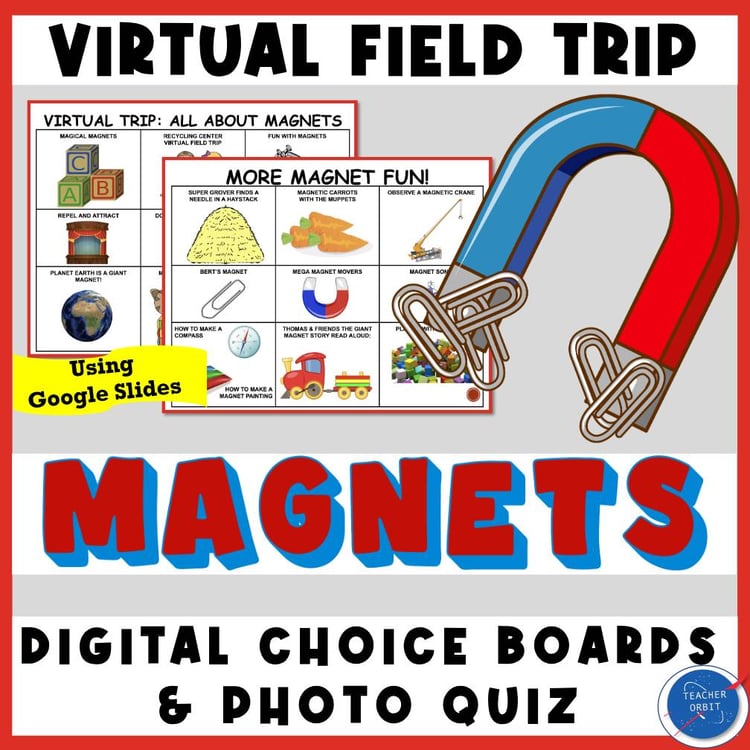 All About Magnets Virtual Field Trip Activity Science Digital Resource