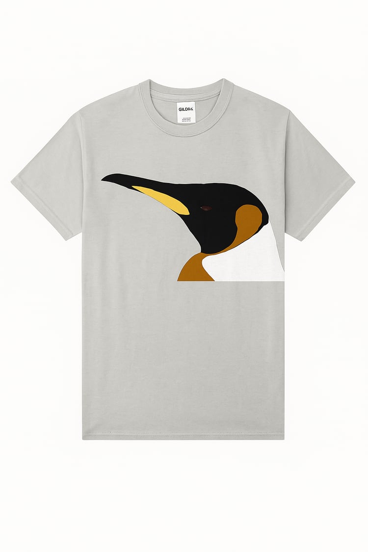 King Penguin printed on T-Shirt