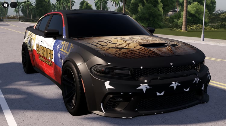 Roblox [ZDS] Dodge Charger SRT Hellcat Redeye Widebody sheriff car