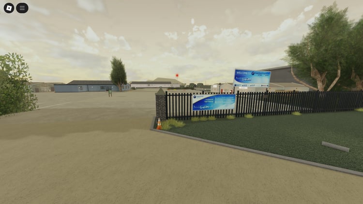 Roblox detailed runway with taxiways and markings