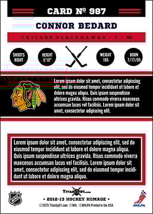 2012-13 Score Hockey Photoshop PSD Templates