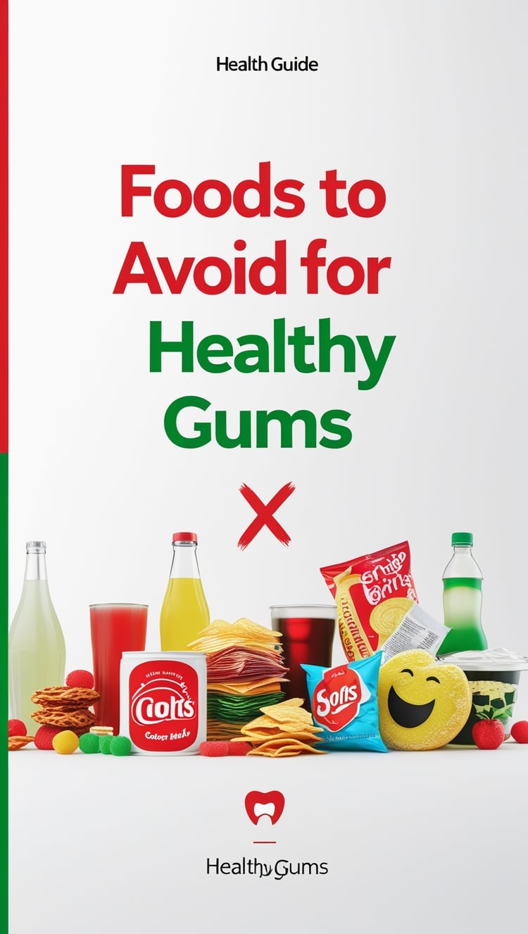 Foods to avoid for healthy gums dental health  gum health  teeth care  oral hygiene  natural remedies  healthy smile  prevent gum disease  oral care tips  nutrition for teeth  dental ebook