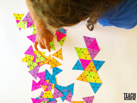Make Ten Math Puzzle | Addition Facts Center, Critical Thinking Game |