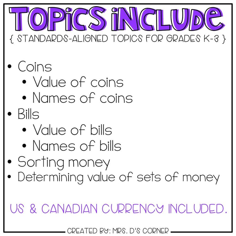 Money Adapted Work Binder®