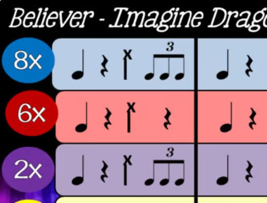 Believer, Imagine Dragons - BUCKET DRUMMING!