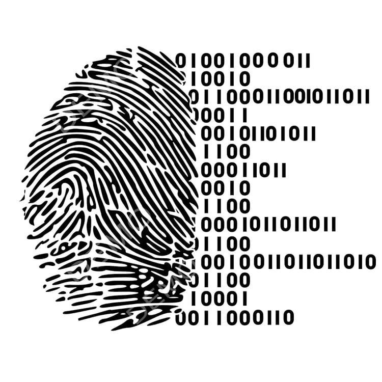 digital footprint symbol