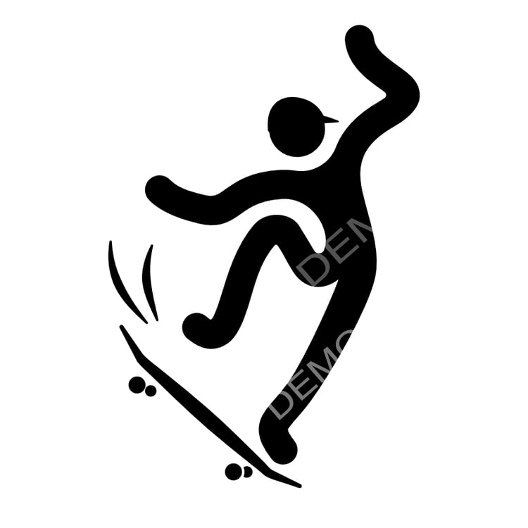 Skateboard Jumping symbol