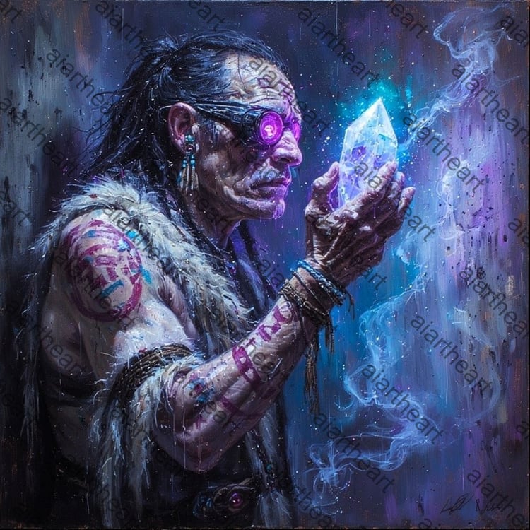 Ai art Keeper of the lights